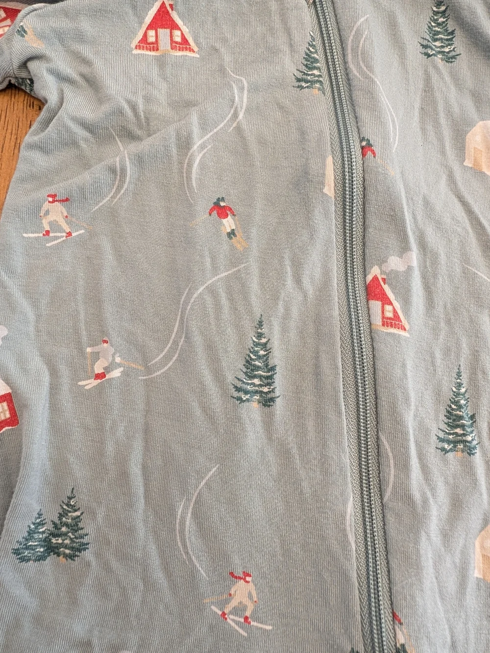 Kyte BABY Bamboo Glacier Blue Alpine PJs/Sleeper 3-6m